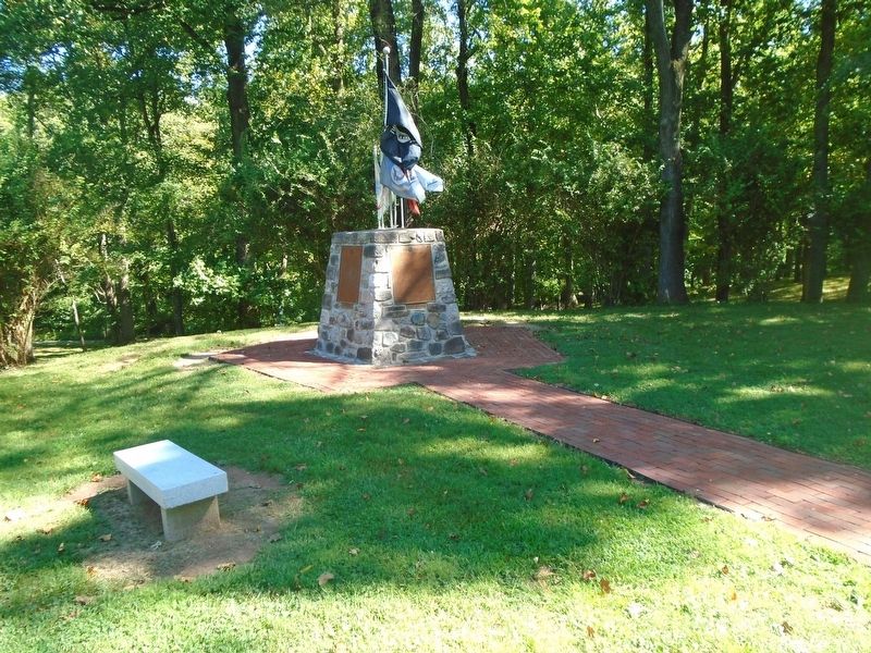 Armed Services Monument. Click for full size. Armed Services Monument image. Click for full size.