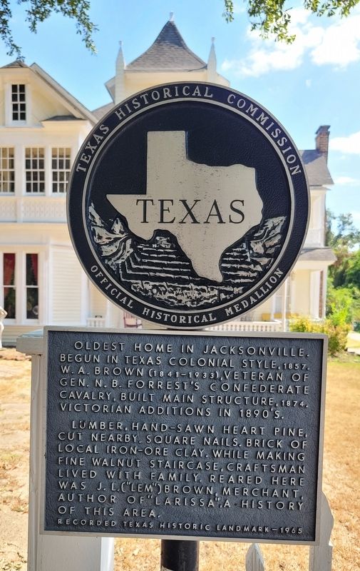 Oldest Home in Jacksonville Marker image. Click for full size.