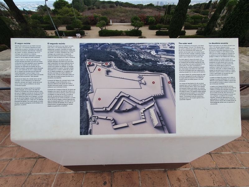 El segon recinte / The outer ward Marker image. Click for full size.
