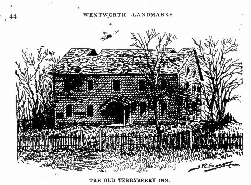 The old Terryberry Inn in 1897 image. Click for full size.