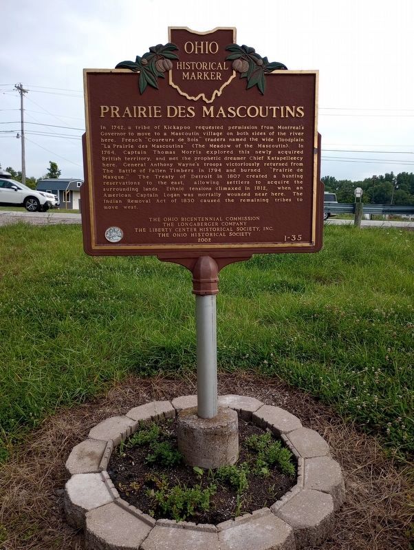 Prairie des Mascoutins / Damascus Marker image. Click for full size.