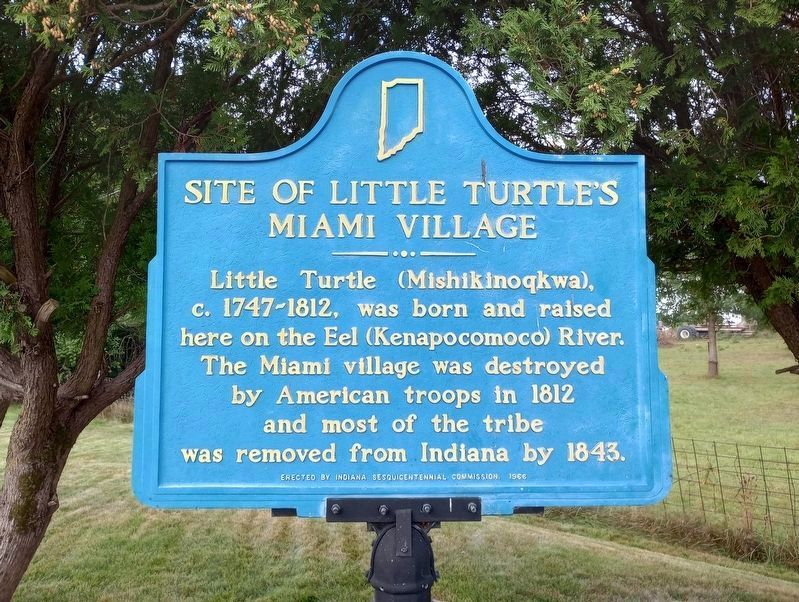 Site of Little Turtles Miami Village Marker image. Click for full size.
