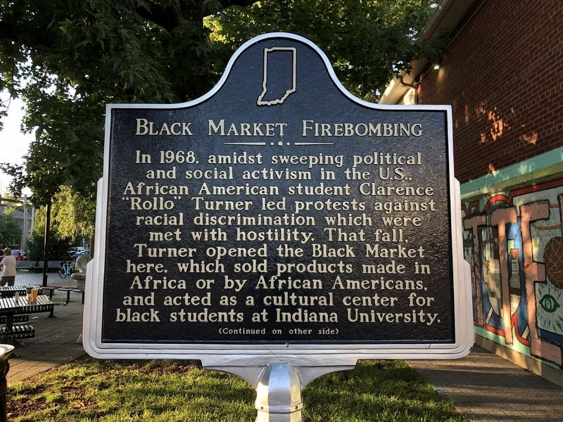 Black Market Firebombing Marker, Side One image. Click for full size.