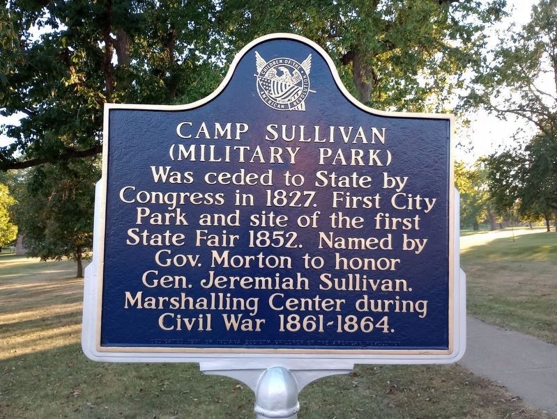 Camp Sullivan (Military Park) Marker image. Click for full size.