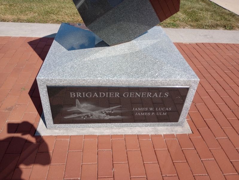Clinton County Air Force Generals Memorial Marker, Side Two image. Click for full size.