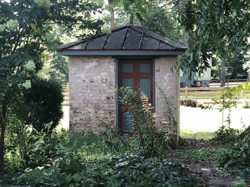 The Burwell School Privy image. Click for full size.