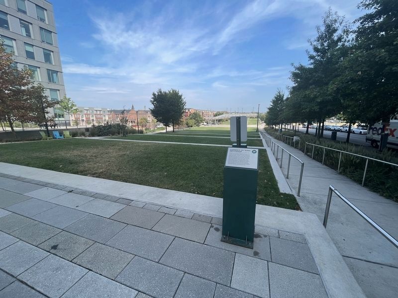 Clarence H. "Du" Burns Amphitheater Marker. Click for full size. Clarence H. "Du" Burns Amphitheater Marker image. Click for full size.