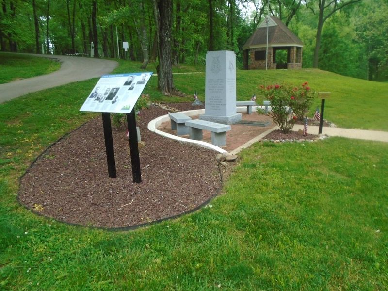 Chaplains Memorial and Marker image. Click for full size.
