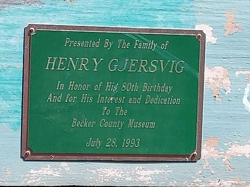Red River Ox Cart Trail Marker Dedication image. Click for full size.