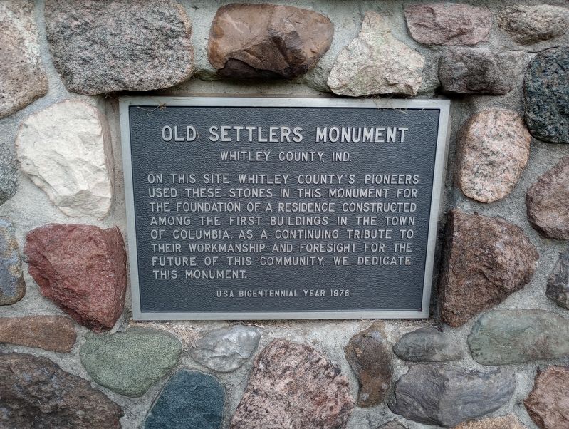 Old Settlers Monument Marker image. Click for full size.