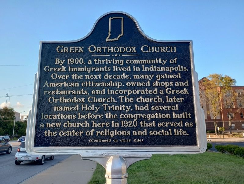 Greek Orthodox Church Marker, Side One image. Click for full size.