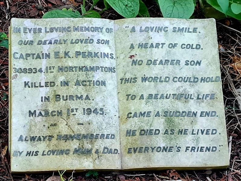 Captain E.K. Perkins Marker. Click for full size. Captain E.K. Perkins Marker image. Click for full size.