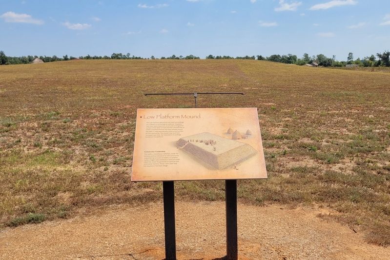 The Low Platform Mound and Marker image. Click for full size.