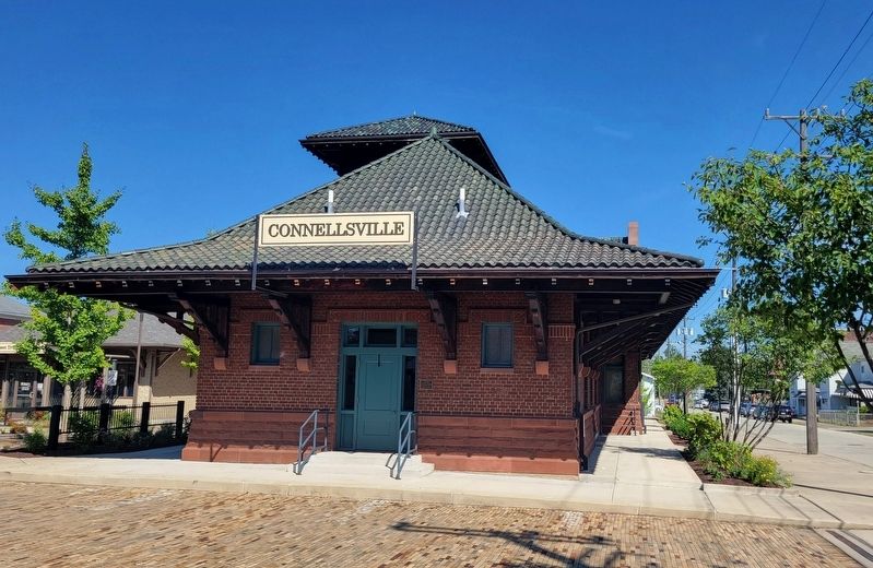 The Former Pittsburgh & Lake Erie Train Station. Click for full size. The Former Pittsburgh & Lake Erie Train Station image. Click for full size.