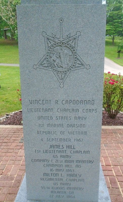 Chaplains Memorial<br>Honor Roll image. Click for full size.