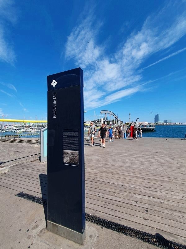 La Rambla de Mar and Marker image. Click for full size.