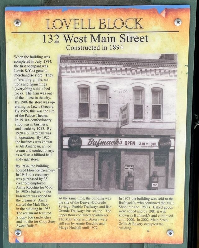 Lovell Block Marker image. Click for full size.