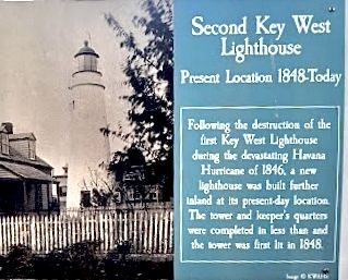 Second Key West Lighthouse Marker image. Click for full size.