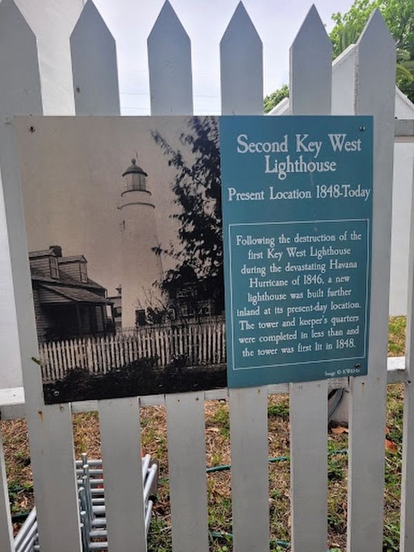 Second Key West Lighthouse Marker image. Click for full size.
