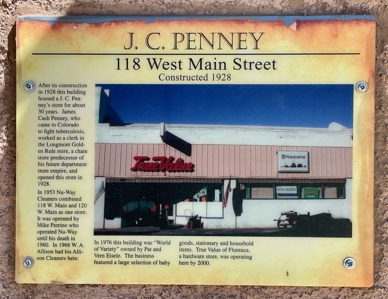 J. C. Penney Marker image. Click for full size.