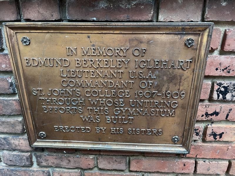 Edmund Berkeley Iglehart Marker. Click for full size. Edmund Berkeley Iglehart Marker image. Click for full size.