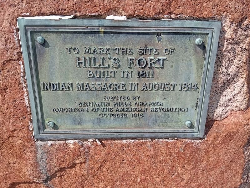 Hills Fort Marker. Click for full size. Hills Fort Marker image. Click for full size.