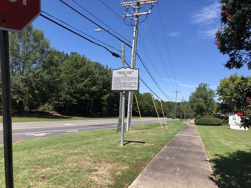 Durham County Prison Camp Marker image. Click for full size.