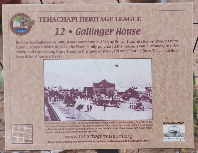Gallinger House Marker. Click for full size. Gallinger House Marker image. Click for full size.