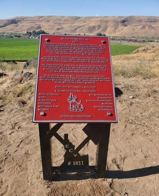 Bliss Homestead Marker. Click for full size. Bliss Homestead Marker image. Click for full size.