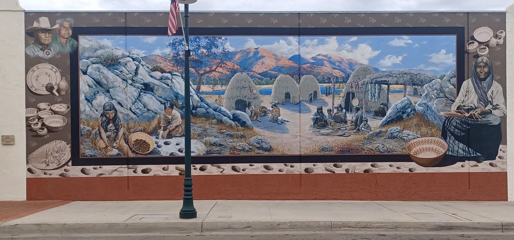 People of the Mountains Mural image. Click for full size.