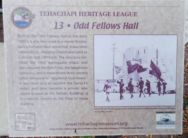 Odd Fellows Hall Marker image. Click for full size.