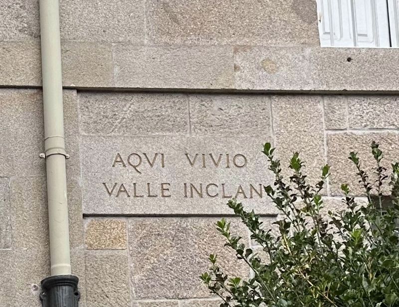 Valle Inclan Marker. Click for full size. Valle Inclan Marker image. Click for full size.