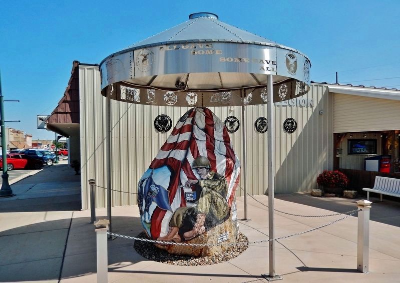 Kasson Freedom Rock (<i>west side</i>) image. Click for full size.