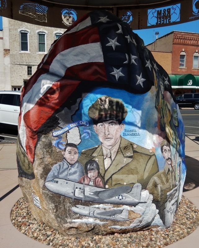 Kasson Freedom Rock (<i>south side</i>) image. Click for full size.