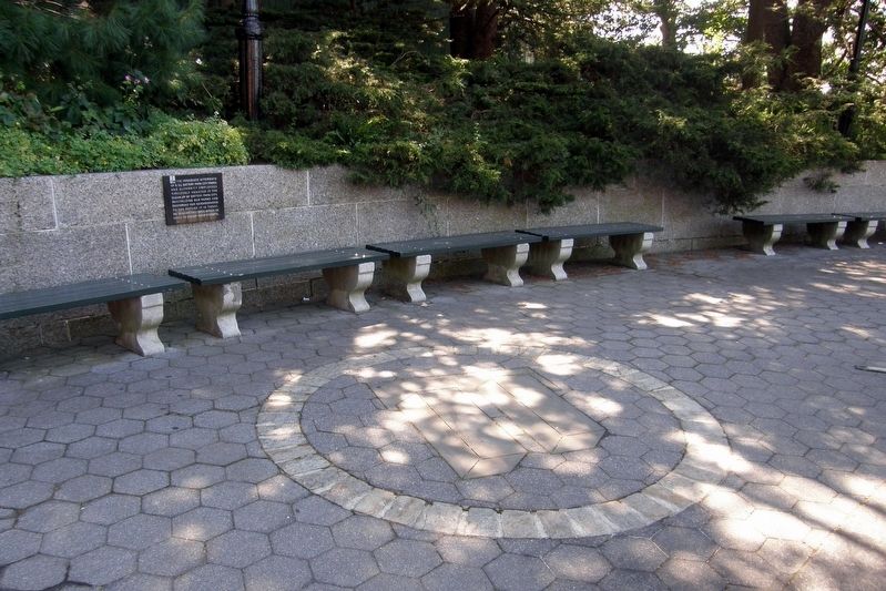 Battery Park City Employees Memorial image. Click for full size.