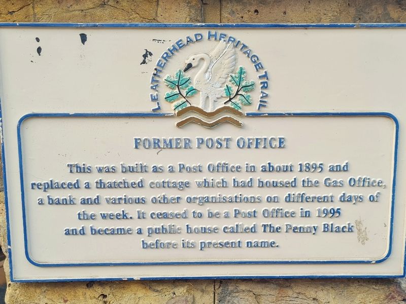 Former Post Office Marker image. Click for full size.