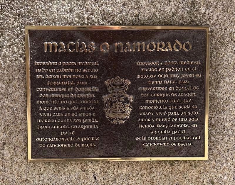 Macas O Namorado / Macas the Lover Marker image. Click for full size.
