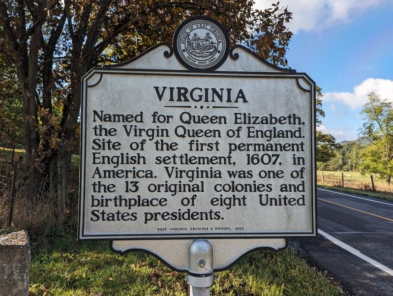 Virginia side of marker image. Click for full size.