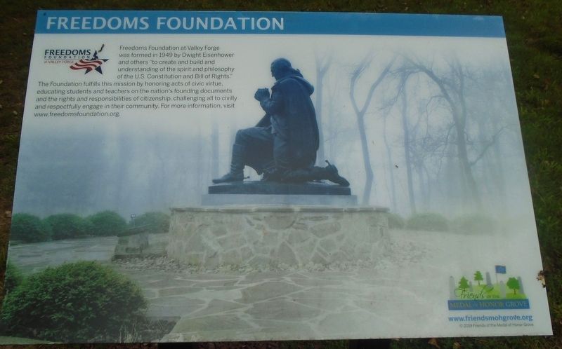 Freedoms Foundation Marker image. Click for full size.