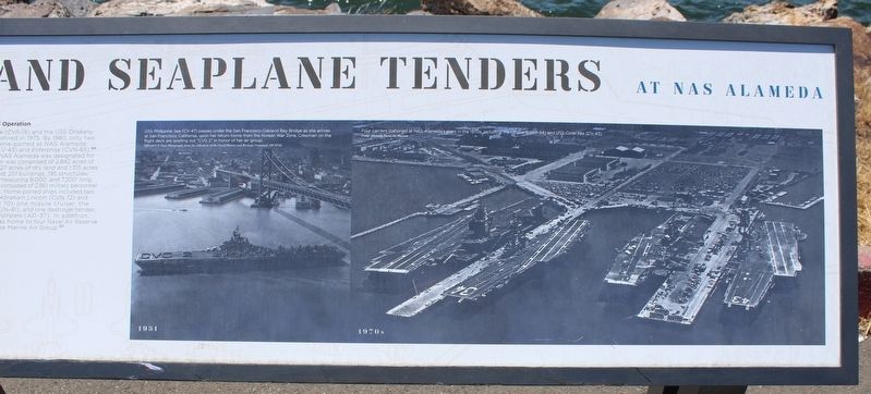 Aircraft Carriers and Seaplane Tenders Marker image. Click for full size.