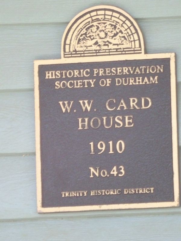 W.W. Card House Marker image. Click for full size.