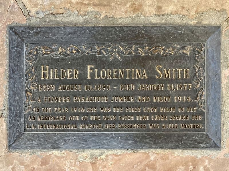 Hilder Florintina Smith Marker. Click for full size. Hilder Florintina Smith Marker image. Click for full size.