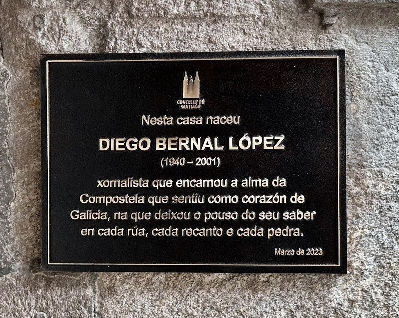 Diego Bernal Lopez (1940-2001) Marker image. Click for full size.