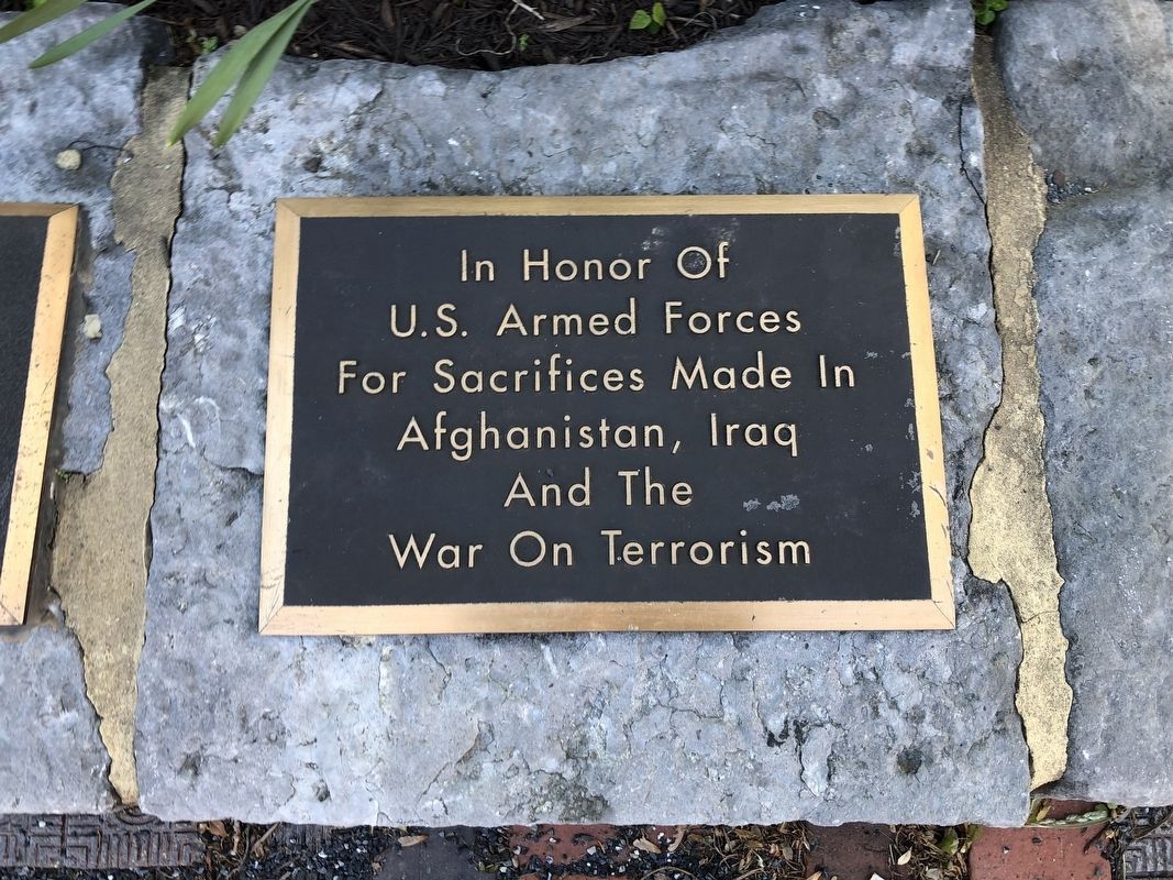 Afghanistan, Iraq and War on Terrorism Memorial image. Click for full size.