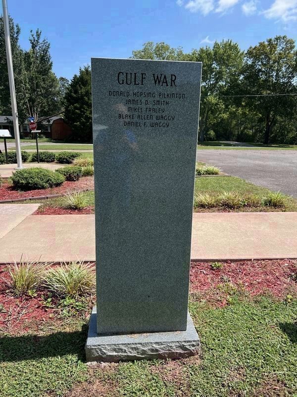 Marker 2 - Back Side - Gulf War image. Click for full size.
