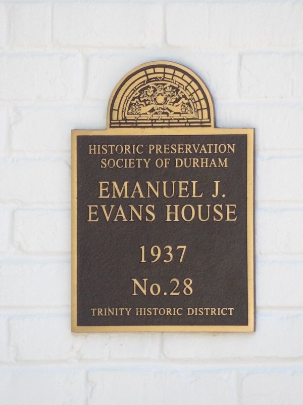 Emanuel J. Evans House Marker image. Click for full size.
