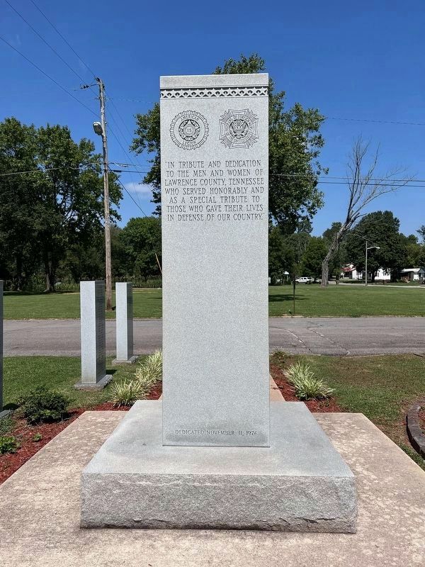 Lawrence County War Casualties Marker image. Click for full size.