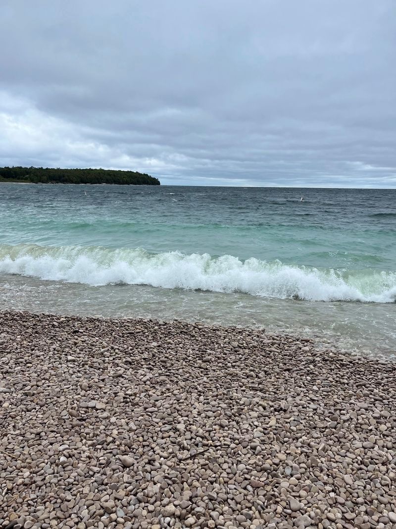 A view of where the shipwreck occurred. Click for full size. A view of where the shipwreck occurred image. Click for full size.