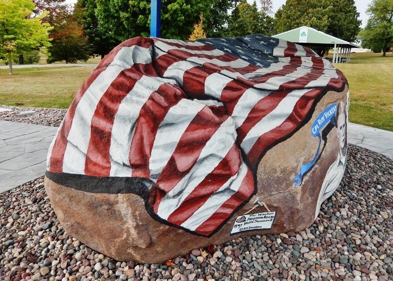Waukon Freedom Rock (<i>south side</i>) image. Click for full size.