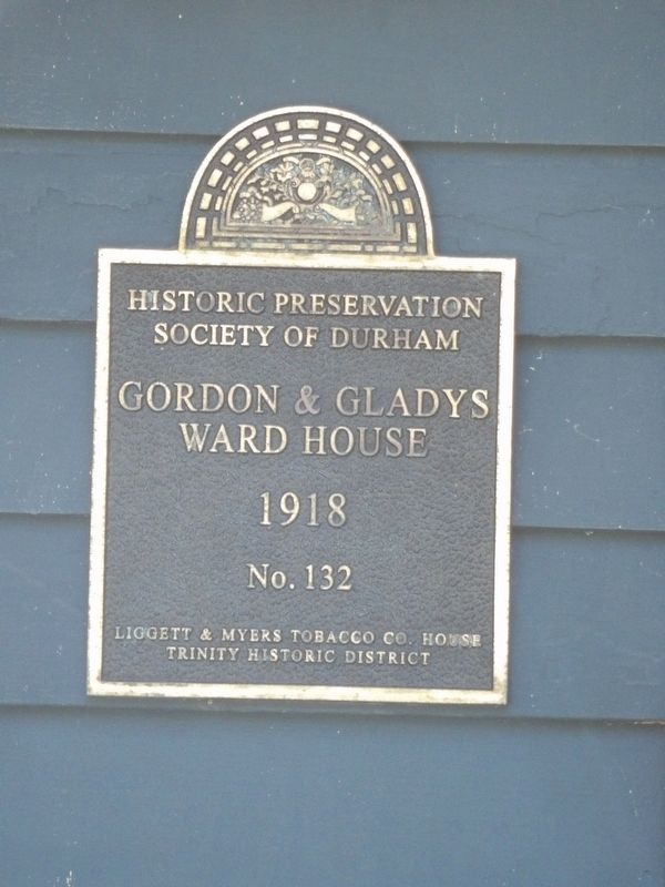 Gordon & Gladys Ward House Marker. Click for full size. Gordon & Gladys Ward House Marker image. Click for full size.